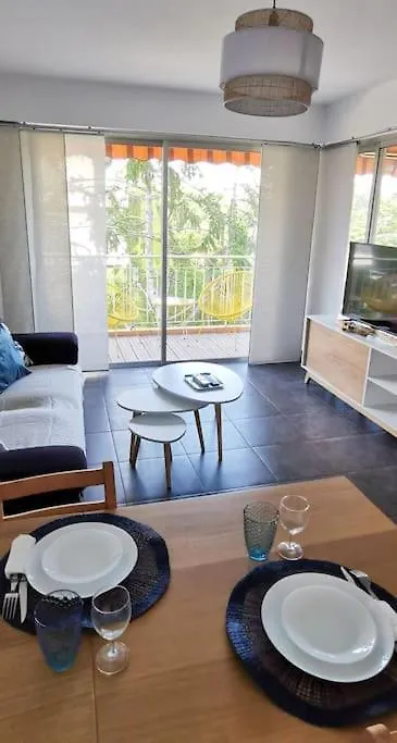 Spacieux 2 Pieces Avec Terrasse, Clim Et Parking Antibes 0*,
